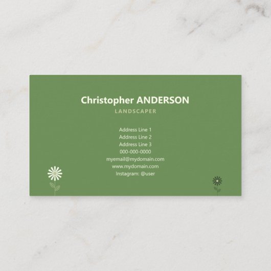 着陸機 名刺 (裏面)