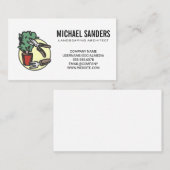 着陸機 | 園芸工具鉢植 名刺 (正面/裏面)