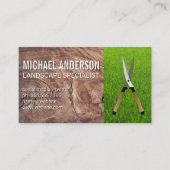 着陸機 | Grass |木材 |シアーズ 名刺 (正面)