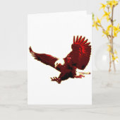 着陸用イーグル – イーグル飛行中 カード (黄色い花)