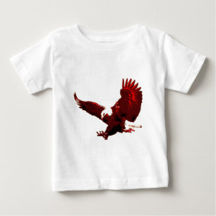 着陸用イーグル – イーグル飛行中 ベビーTシャツ