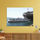 着陸用航空機ユーティリティの位置への移動 キャンバスプリント (インサイチュ (リビング))