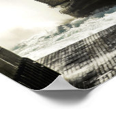 着陸船のエアクッションが入る準備をする ポスター (角)