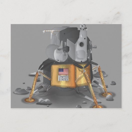 着陸船 ポストカード (正面)