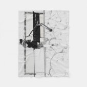 着陸It – スタントスクーターライダーフリースブランケット フリースブランケット (正面)