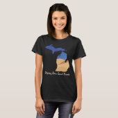 睡眠くま砂丘 Tシャツ (正面フル)
