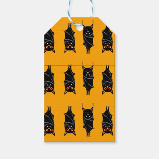 睡眠こうもり ギフトタグ (正面)