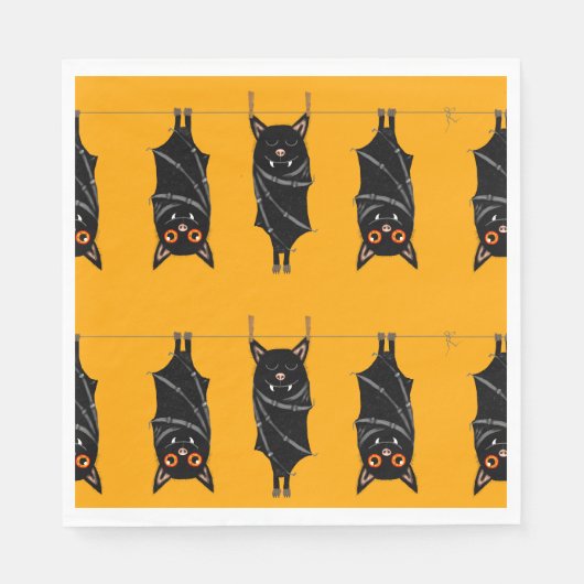 睡眠こうもり スタンダードランチョンナプキン (正面)