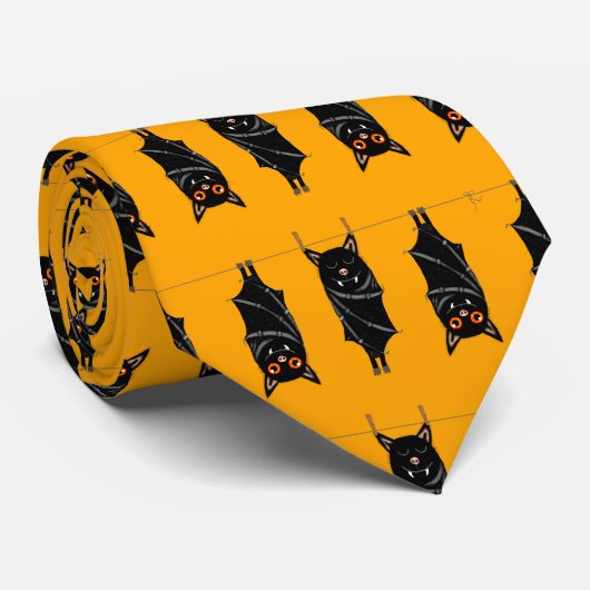 睡眠こうもり ネクタイ (ロール)