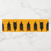 睡眠こうもり ペットボトルラベル (シングルラベル)