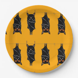 睡眠こうもり ペーパープレート