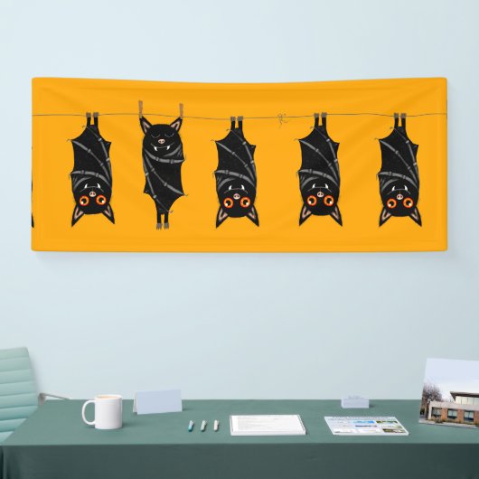 睡眠こうもり 横断幕 (トレードショー)