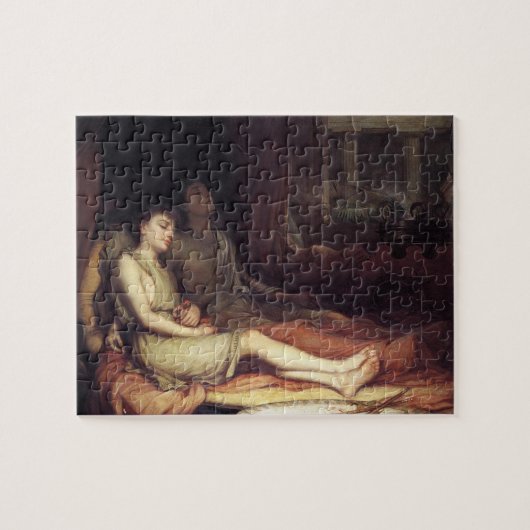 睡眠と彼の半兄の死（悲しみ） ジグソーパズル (横)