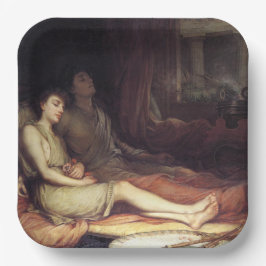 睡眠と彼の半兄の死（悲しみ） ペーパープレート