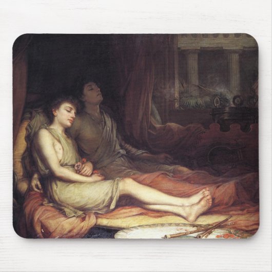 睡眠と彼の半兄の死（悲しみ） マウスパッド (正面)