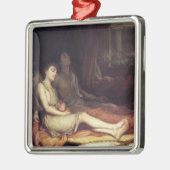 睡眠と彼の半兄の死（悲しみ） メタルオーナメント (左)