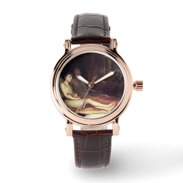 睡眠と彼の半兄の死（悲しみ） 腕時計 (正面)