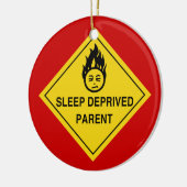 睡眠によって奪い取られる親 セラミックオーナメント (左)