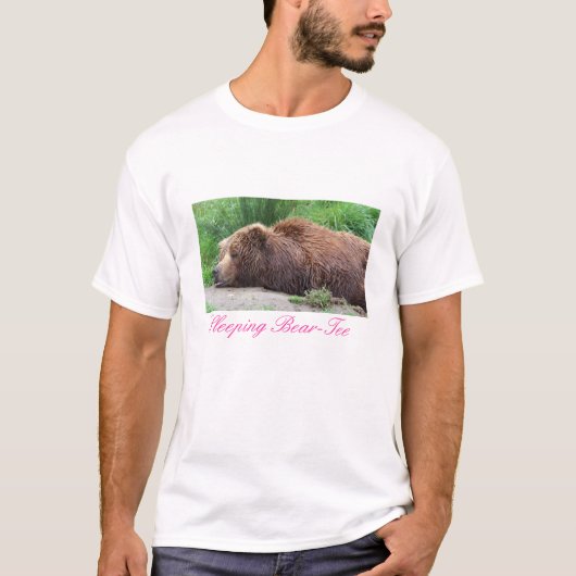 睡眠のくまティー Tシャツ (正面)