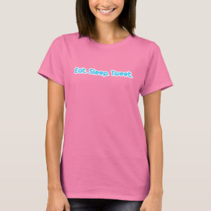 睡眠のさえずりを食べて下さい Tシャツ