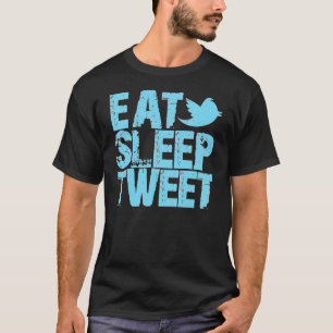 睡眠のさえずりを食べて下さい Tシャツ