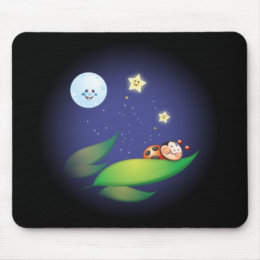 睡眠のてんとう虫 マウスパッド (正面)