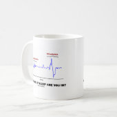 睡眠のどんなステージにありますか。 コーヒーマグカップ (正面左)