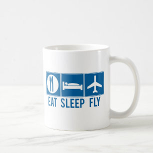 睡眠のはえを食べて下さい コーヒーマグカップ
