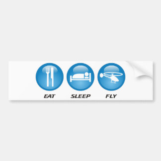 睡眠のはえを食べて下さい バンパーステッカー
