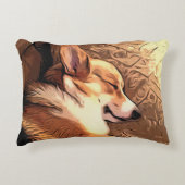 睡眠のウェルシュコーギー アクセントクッション (正面)