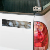 睡眠のオオカミのバンパーステッカー バンパーステッカー (トラック上)