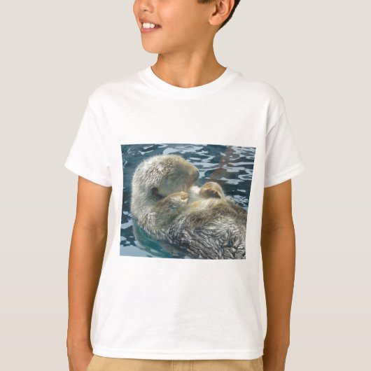 睡眠のカワウソ Tシャツ (正面)
