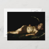 睡眠のキューピッド1608年 ポストカード (正面/裏面)