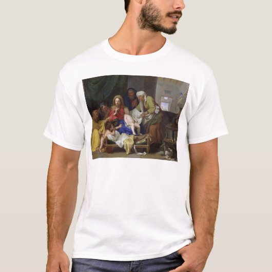 睡眠のキリスト1655年 Tシャツ (正面)