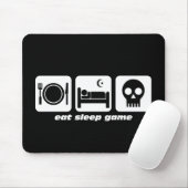 睡眠のゲームを食べて下さい マウスパッド (マウス)