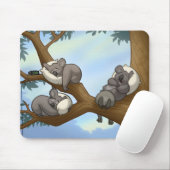 睡眠のコアラのマウスパッド マウスパッド (マウス)