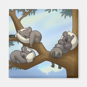 睡眠のコアラの磁石 マグネット