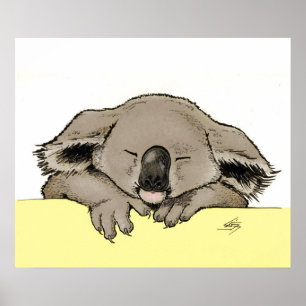 睡眠のコアラ ポスター
