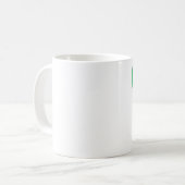 睡眠のゴルフを食べて下さい コーヒーマグカップ (正面左)