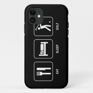 睡眠のゴルフを食べて下さい iPhone 11 ケース
