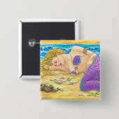 睡眠のサイレン 缶バッジ (正面&裏面)