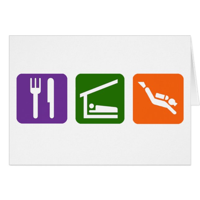 睡眠のスキューバダイビングを食べて下さい (正面横)