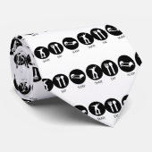 睡眠のスケートを食べて下さい ネクタイ (ロール)