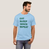 "睡眠のダンスの繰り返し"のTシャツ食べて下さい Tシャツ (正面フル)