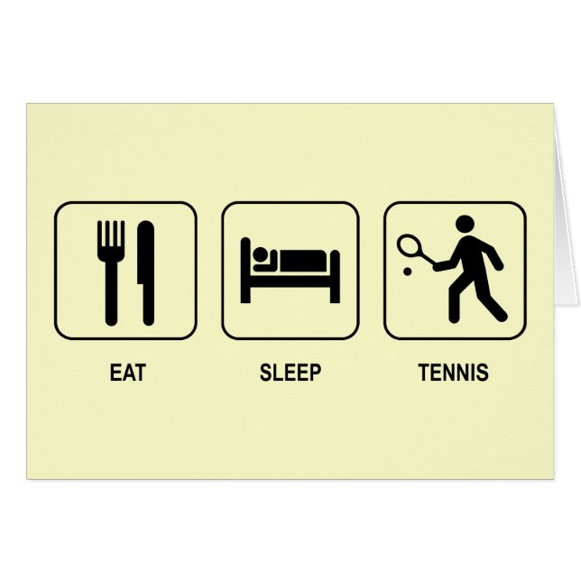 睡眠のテニスカードを食べて下さい (正面横)