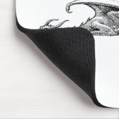 睡眠のドラゴンのマウスパッド マウスパッド (コーナー)