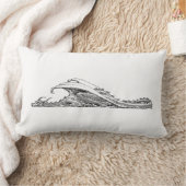 睡眠のドラゴンの枕 ランバークッション (ブランケット)