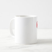 睡眠のニットを食べて下さい コーヒーマグカップ (正面左)