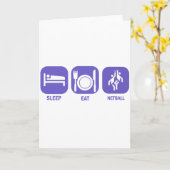 睡眠のネットボールを食べて下さい カード (黄色い花)