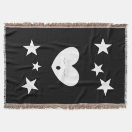 睡眠のハートのブランケット スローブランケット